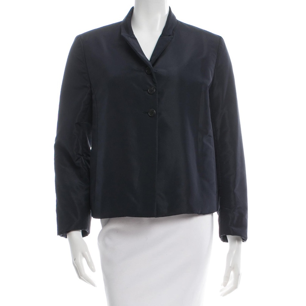 Auth. Prada Puffer Jacket/Blazer